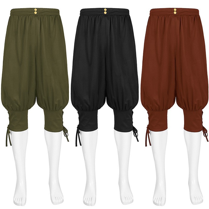 Shorts - Victorian Renaissance Gothic Pirate Over-the-knee Shorts