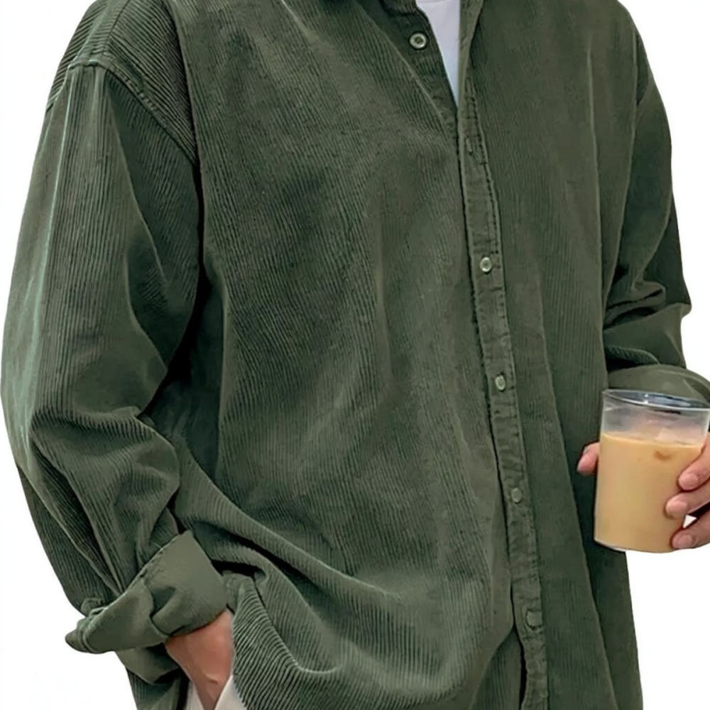 Mens Corduroy Shirts Long Slee - Corduroy Button Up Shirt Men review and price