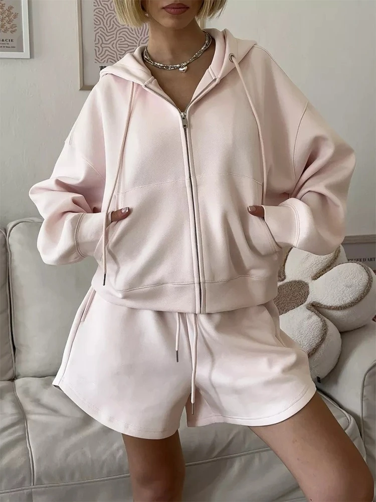 Casual Loose Two Piece Shorts  - Shorts review and price