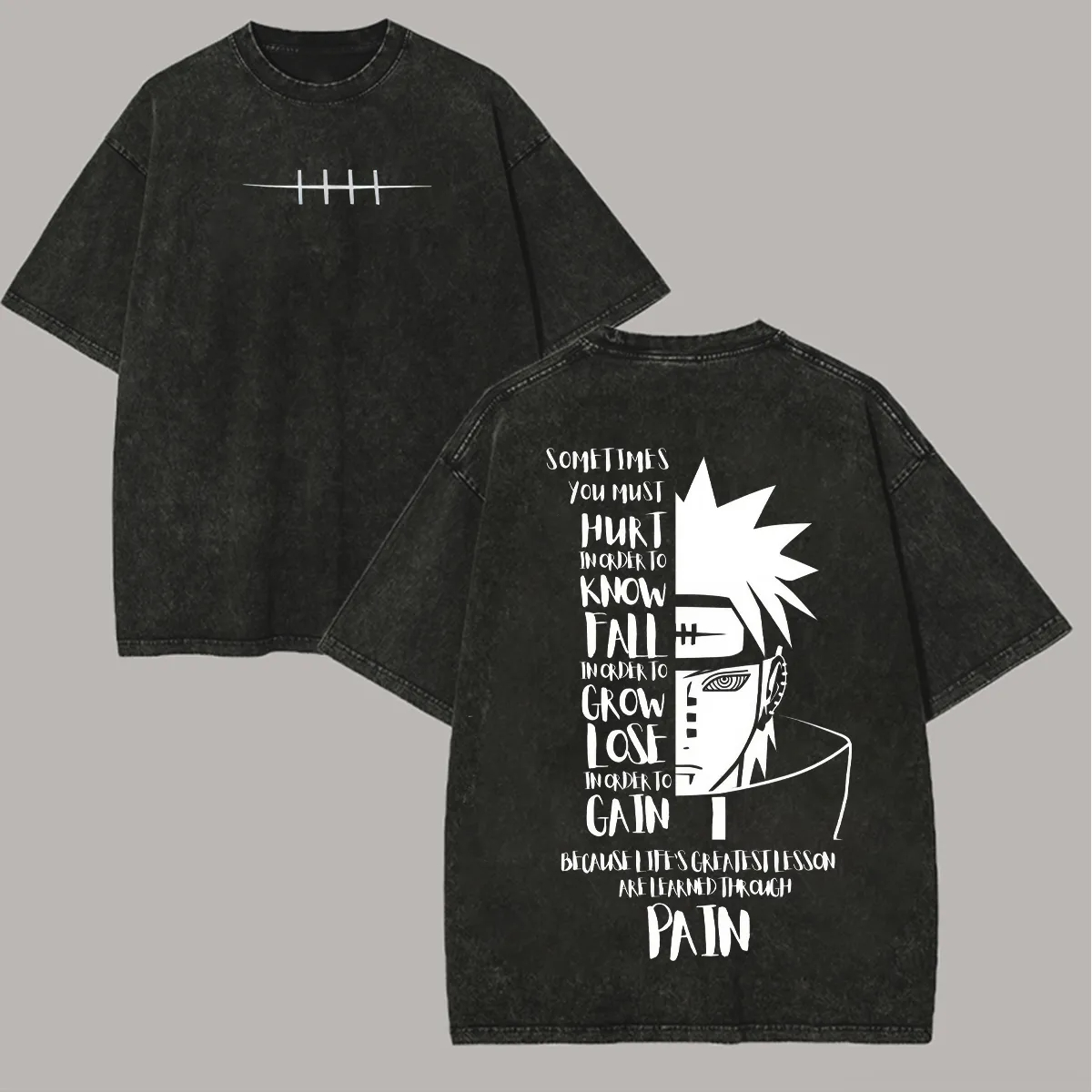 Naruto Shisui Uchiha T Shirt M - Acid Wash Vintage Graphic T Shirt review and price