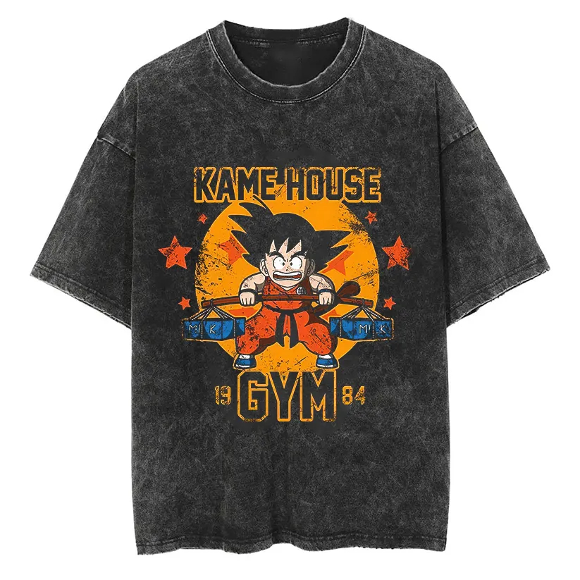 Goku T Shirt Dragon Ball Anime - Acid Wash Vintage Graphic T Shirt review and price