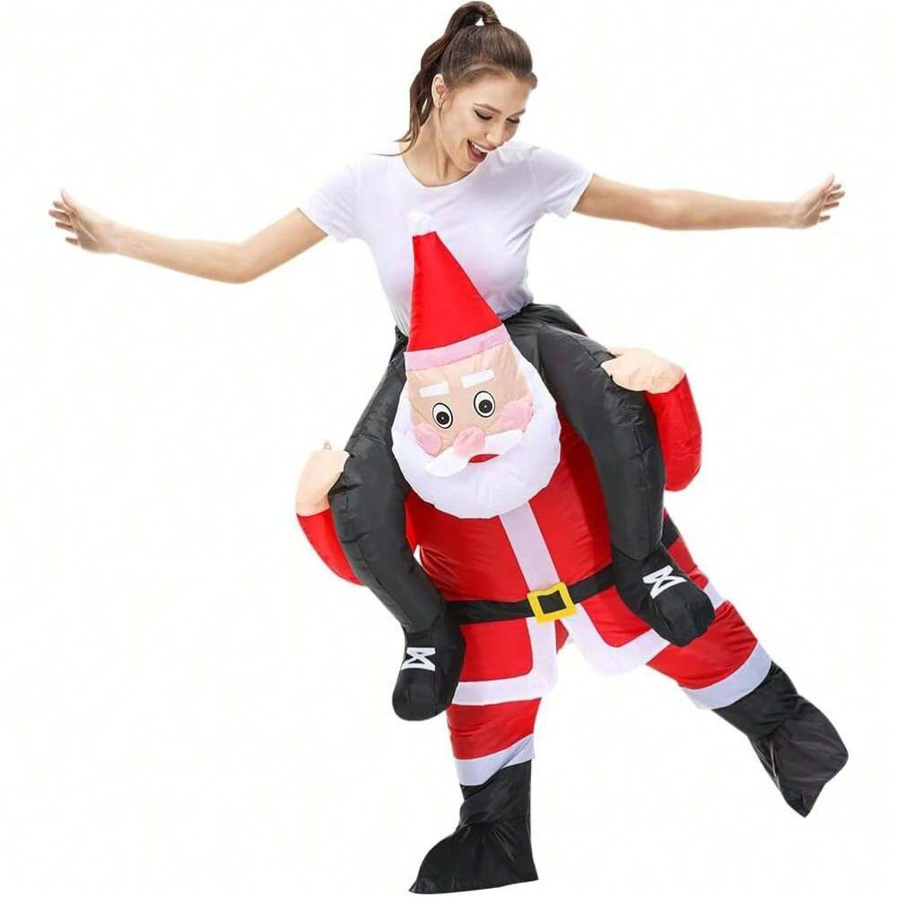 Ride On Santa Claus Inflatable - Suits review and price