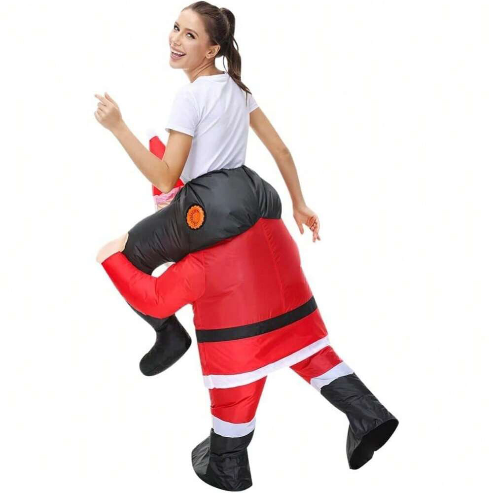 Ride On Santa Claus Inflatable - Suits review and price