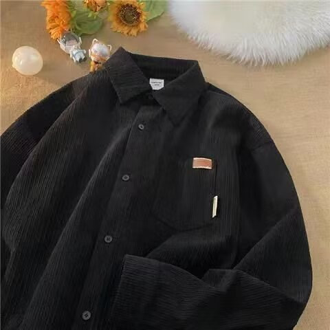 Men's Corduroy Shirt Solid Col - Corduroy Button Up Shirt Men review and price